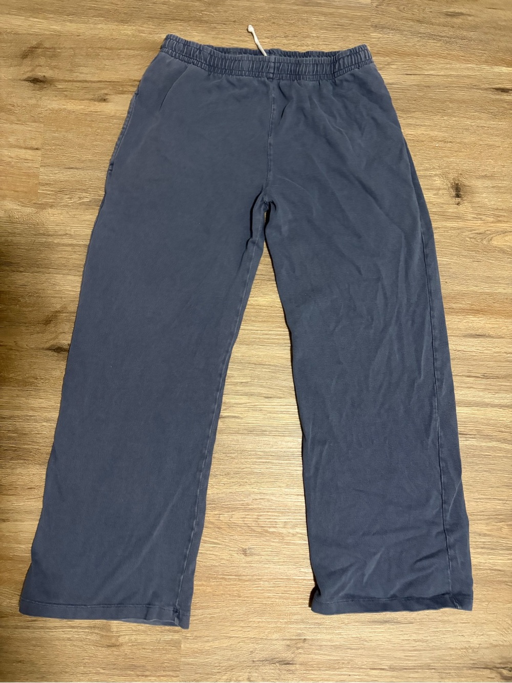 Brandy Melville Wide Leg Pants in Navy  Blue